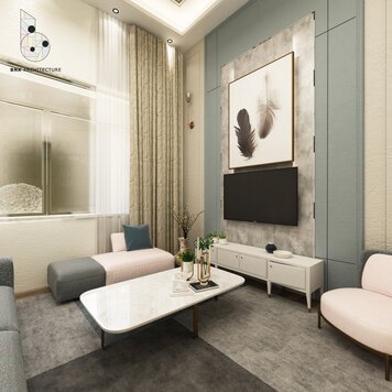 Online design Modern Living Room by Burçin B. thumbnail