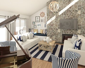 Online design Beach Living Room by Lynda N thumbnail