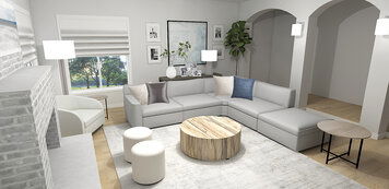 Online design Transitional Living Room by Laura A. thumbnail
