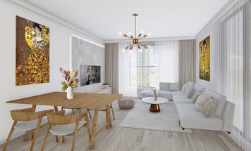 Online design Contemporary Living Room by Hana A. thumbnail