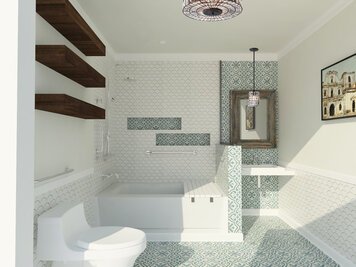 Online design Transitional Bathroom by Vera B. thumbnail