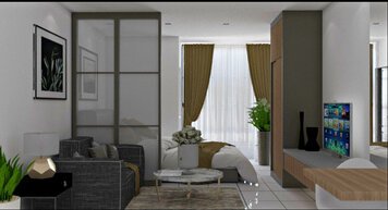 Online design Contemporary Combined Living/Dining by Norhayati I. thumbnail