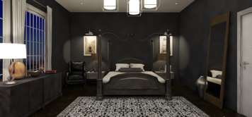Online design Glamorous Bedroom by Mary B. thumbnail