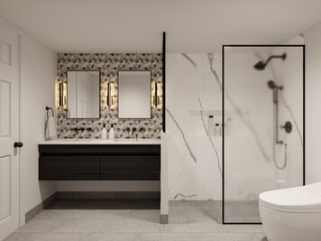 Online design Contemporary Bathroom by Erin R. thumbnail