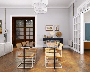 Online design Contemporary Combined Living/Dining by Jacky G. thumbnail