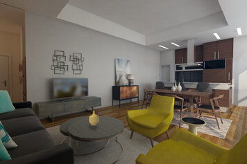Online design Contemporary Combined Living/Dining by Ibrahim H. thumbnail