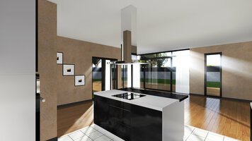 Online design Contemporary Combined Living/Dining by Muhammad H. thumbnail