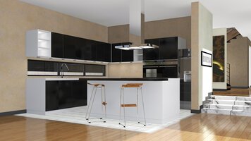 Online design Contemporary Kitchen by Muhammad H. thumbnail