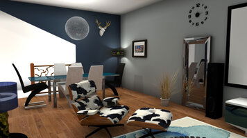 Online design Glamorous Combined Living/Dining by Muhammad H. thumbnail