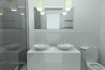 Online design Contemporary Bathroom by Michelle C thumbnail