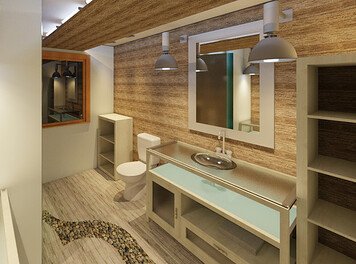 Online design Beach Bathroom by Linnea T thumbnail