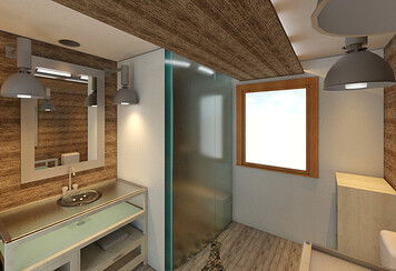 Online design Beach Bathroom by Linnea T thumbnail