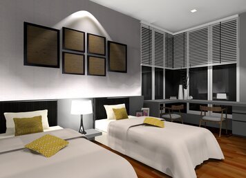 Online design Modern Bedroom by Noraina Aina M. thumbnail