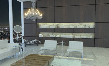 Online design Modern Combined Living/Dining by Jereme S. thumbnail