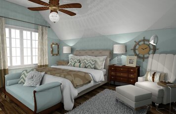 Online design Beach Bedroom by Rachel H. thumbnail