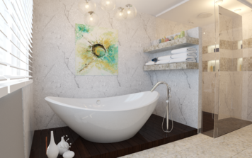 Online design Modern Bathroom by Quyne N thumbnail