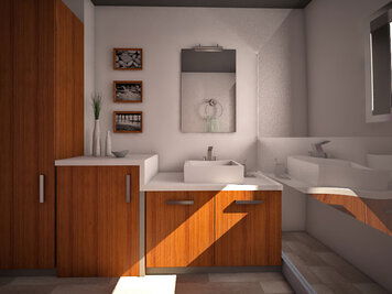 Online design Modern Bathroom by Anna T thumbnail