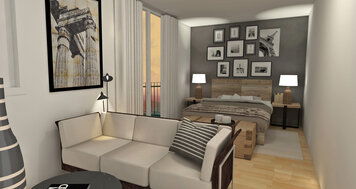 Online design Contemporary Bedroom by Laura A. thumbnail