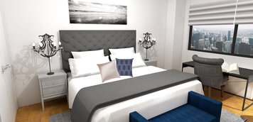 Online design Contemporary Bedroom by Laura A. thumbnail