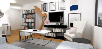 Online design Contemporary Combined Living/Dining by Laura A. thumbnail