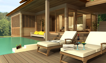 Online design Contemporary Combined Living/Dining by Picharat A. thumbnail