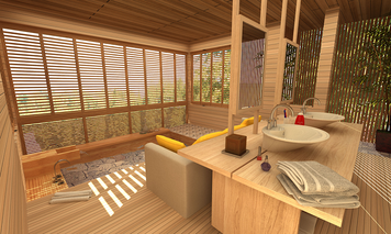 Online design Contemporary Bathroom by Picharat A.  thumbnail
