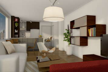 Online design Modern Living Room by Picharat A.  thumbnail