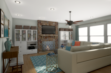 Online design Eclectic Living Room by Picharat A. thumbnail