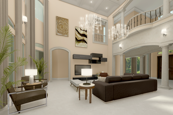 Online design Contemporary Living Room by Picharat A. thumbnail