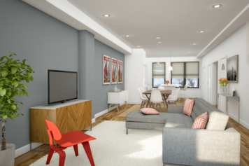 Online design Modern Combined Living/Dining by Picharat A. thumbnail