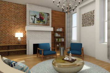 Online design Eclectic Living Room by Picharat A. thumbnail