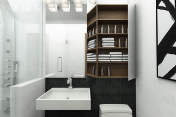 Online design Modern Bathroom by Picharat A.  thumbnail