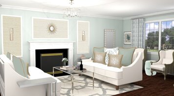 Online design Traditional Living Room by Rebecca M thumbnail