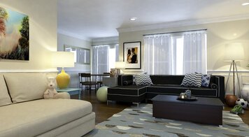 Online design Modern Living Room by Aldrin C. thumbnail