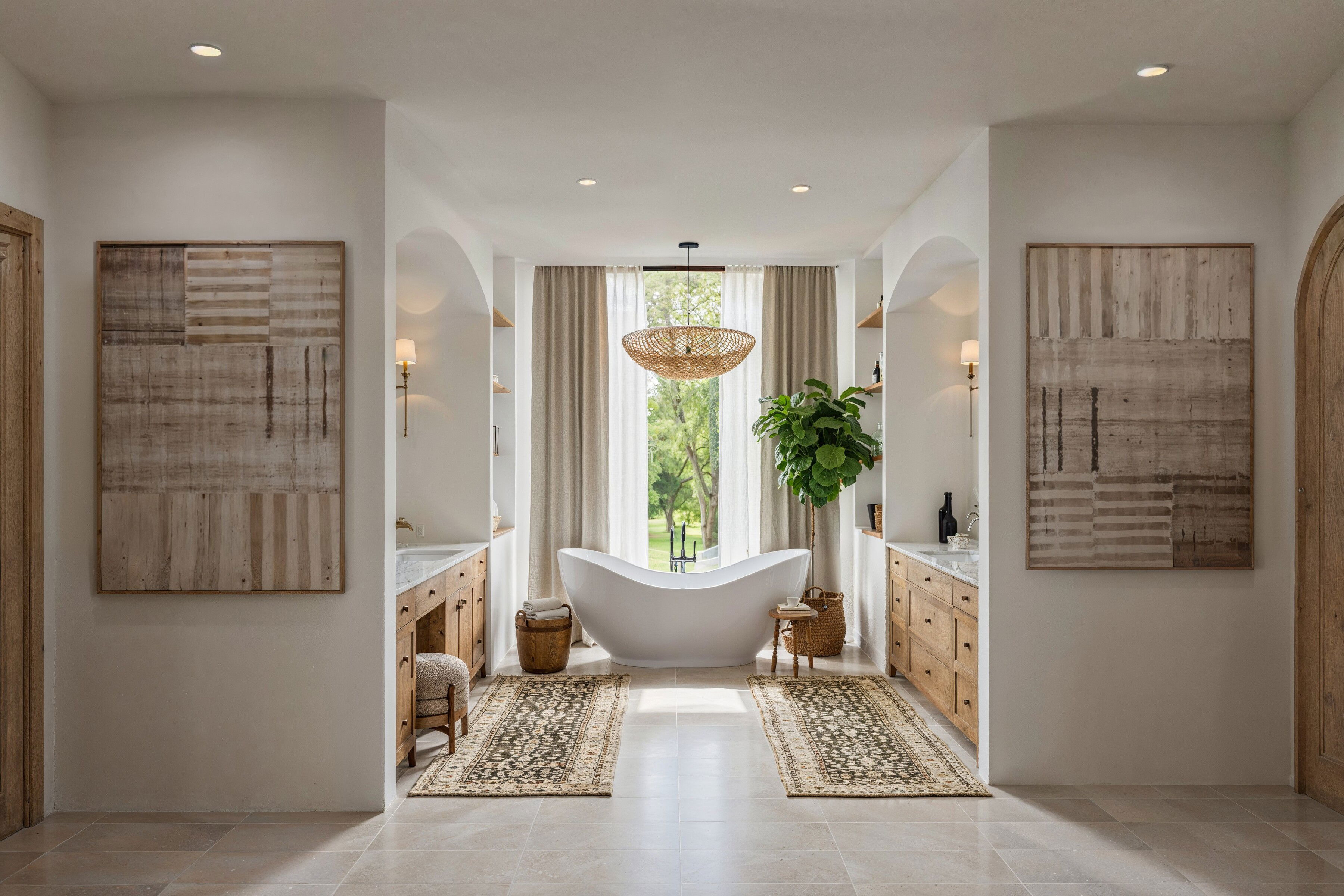 Rustic Modern Tudor Remodel with Wood Finishes Rendering thumb