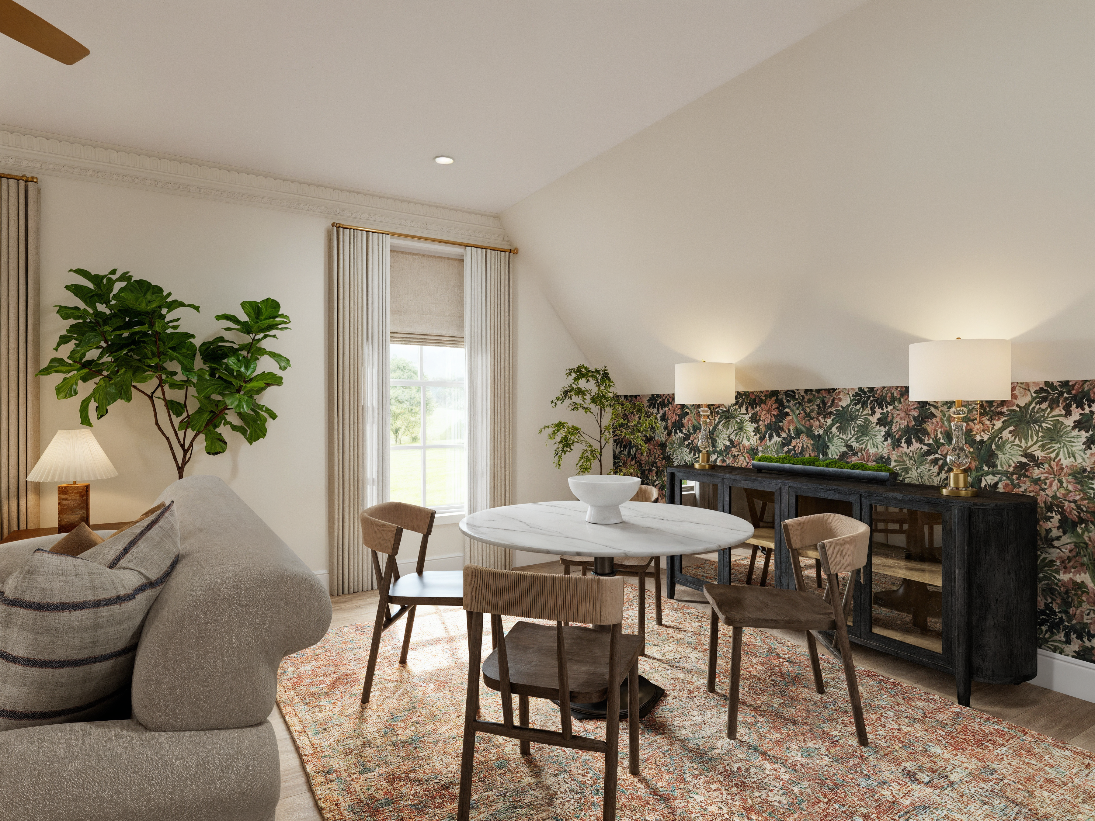 Modern Vintage Home Design Rendering thumb