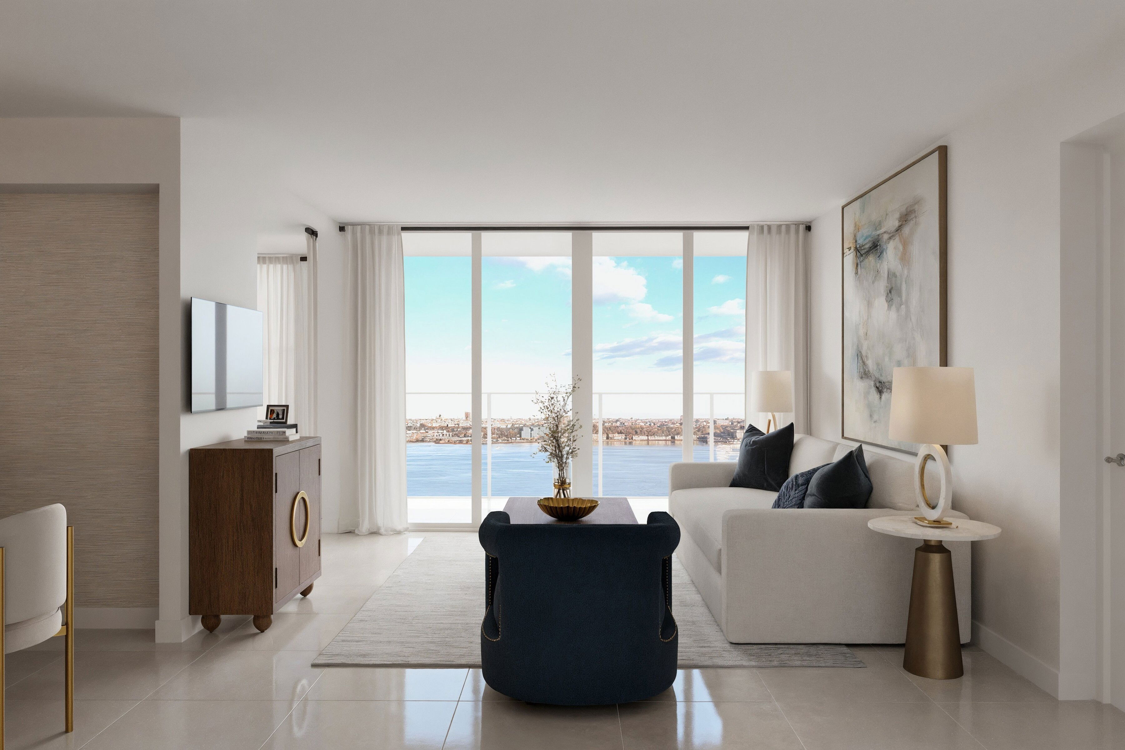 Online Designer Combined Living/Dining 3D Model 2