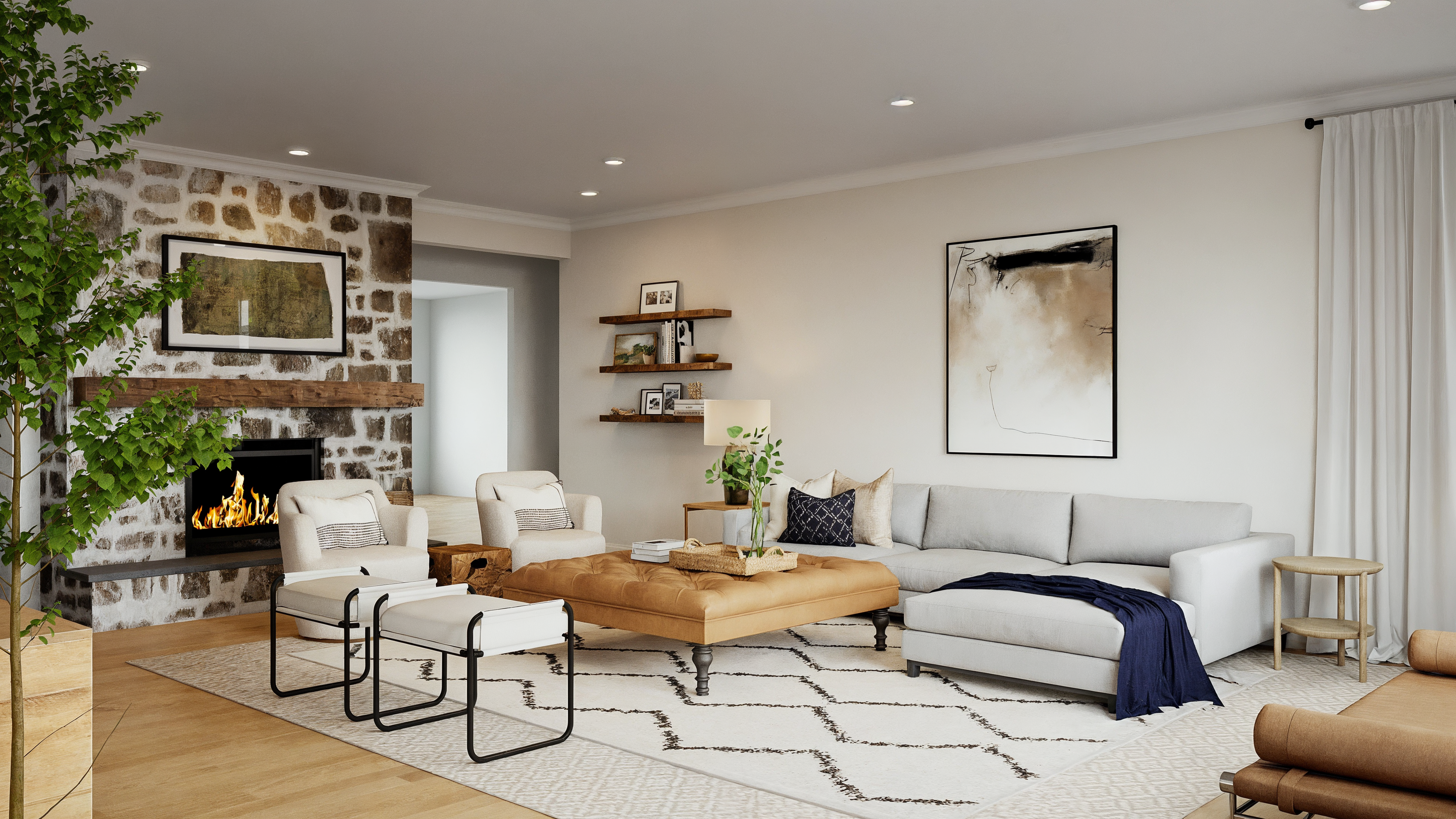 Living Room Design online interior designers 1