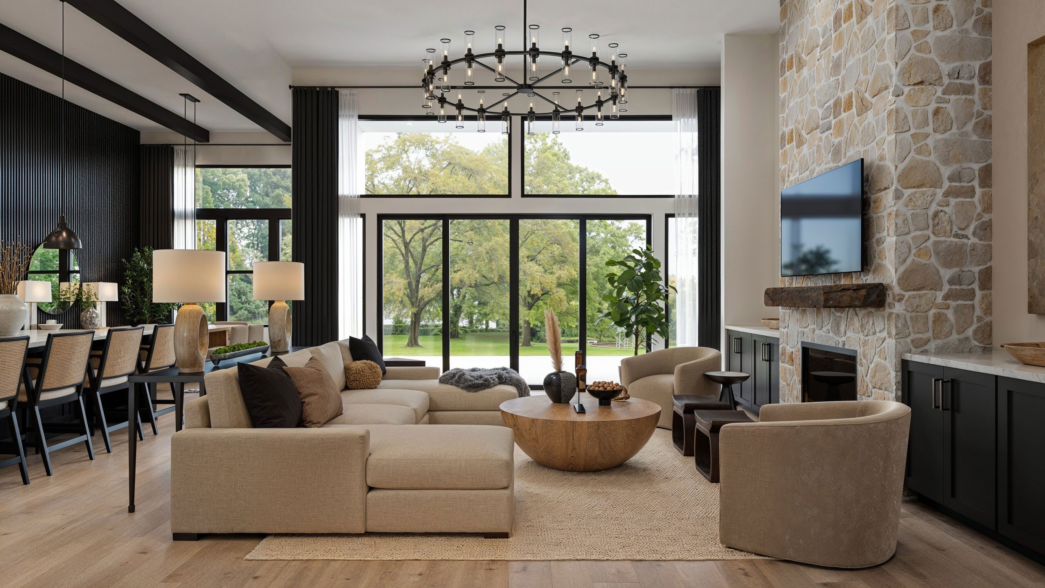 Online Designer Combined Living/Dining 3D Model 2