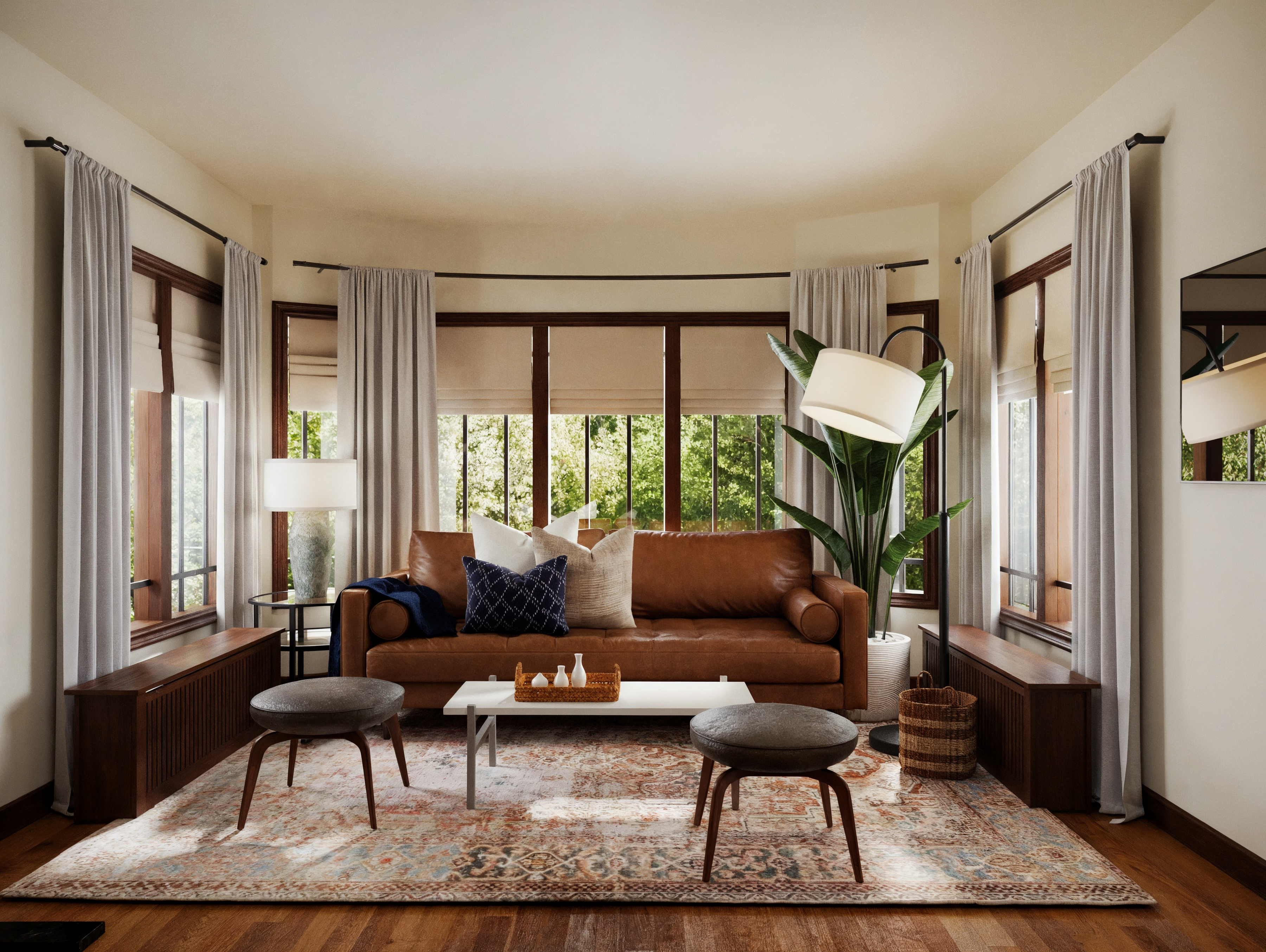 Online Designer Living Room 3D Model 3