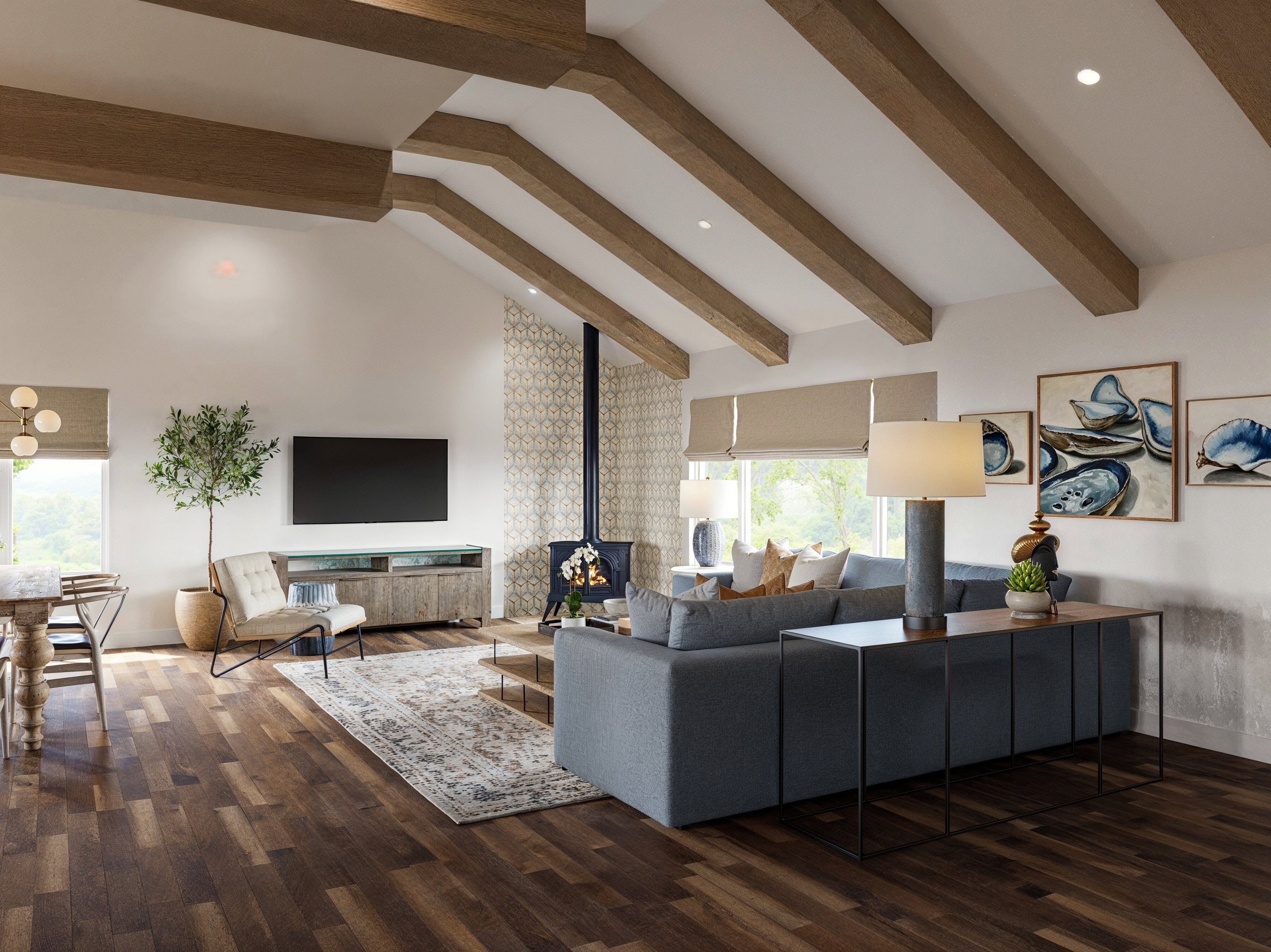 Sophisticated Spanish Mediterranean Home Design Rendering thumb