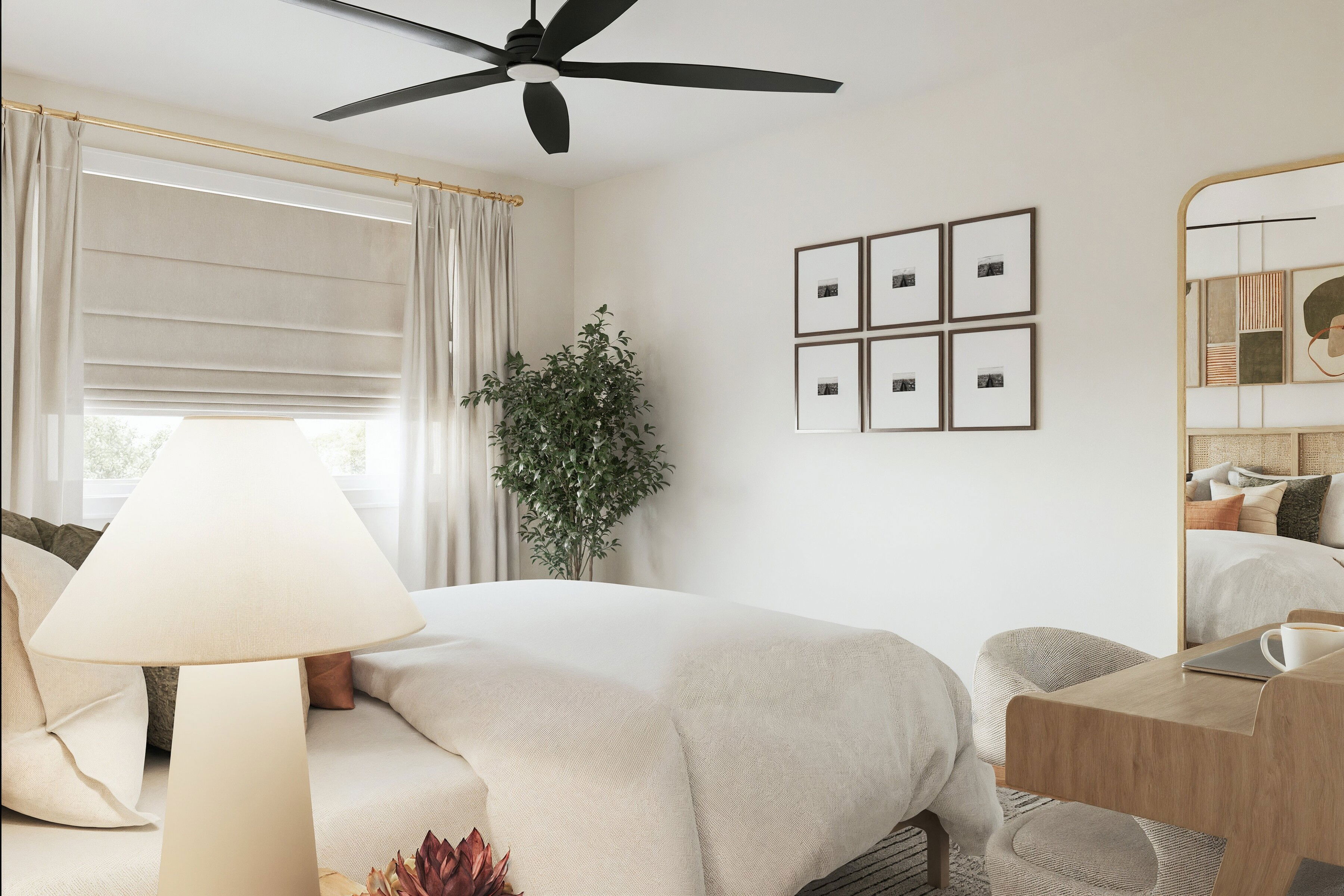 Online Designer Bedroom 3D Model 3