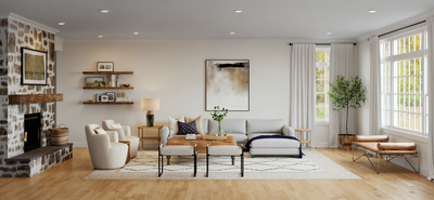 Living Room Design online interior designers 3