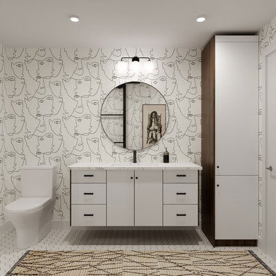 Online Designer Bathroom 3D Model 2