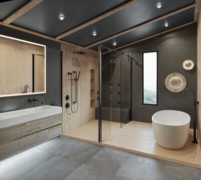 Online Designer Bathroom 3D Model 2