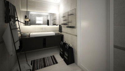 Online Designer Bathroom 3D Model 3