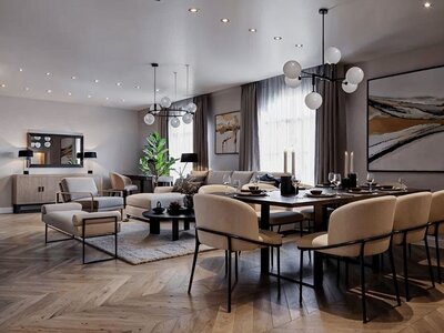 Contemporary Family Room Design | Decorilla