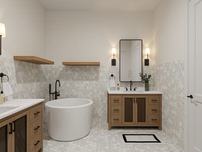 Online Designer Bathroom 3D Model 3