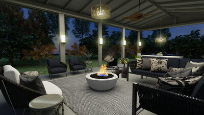 Online Designer Patio 3D Model 4