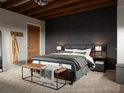 Online Designer Bedroom 3D Model 3